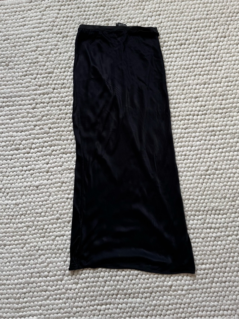 Anthropologie Black Maxi Skirt - Straight Silhouette